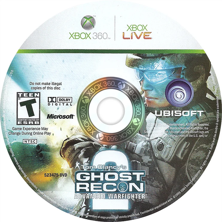 Ghost Recon Advanced Warfighter 2 - (Game Only) (Xbox 360)