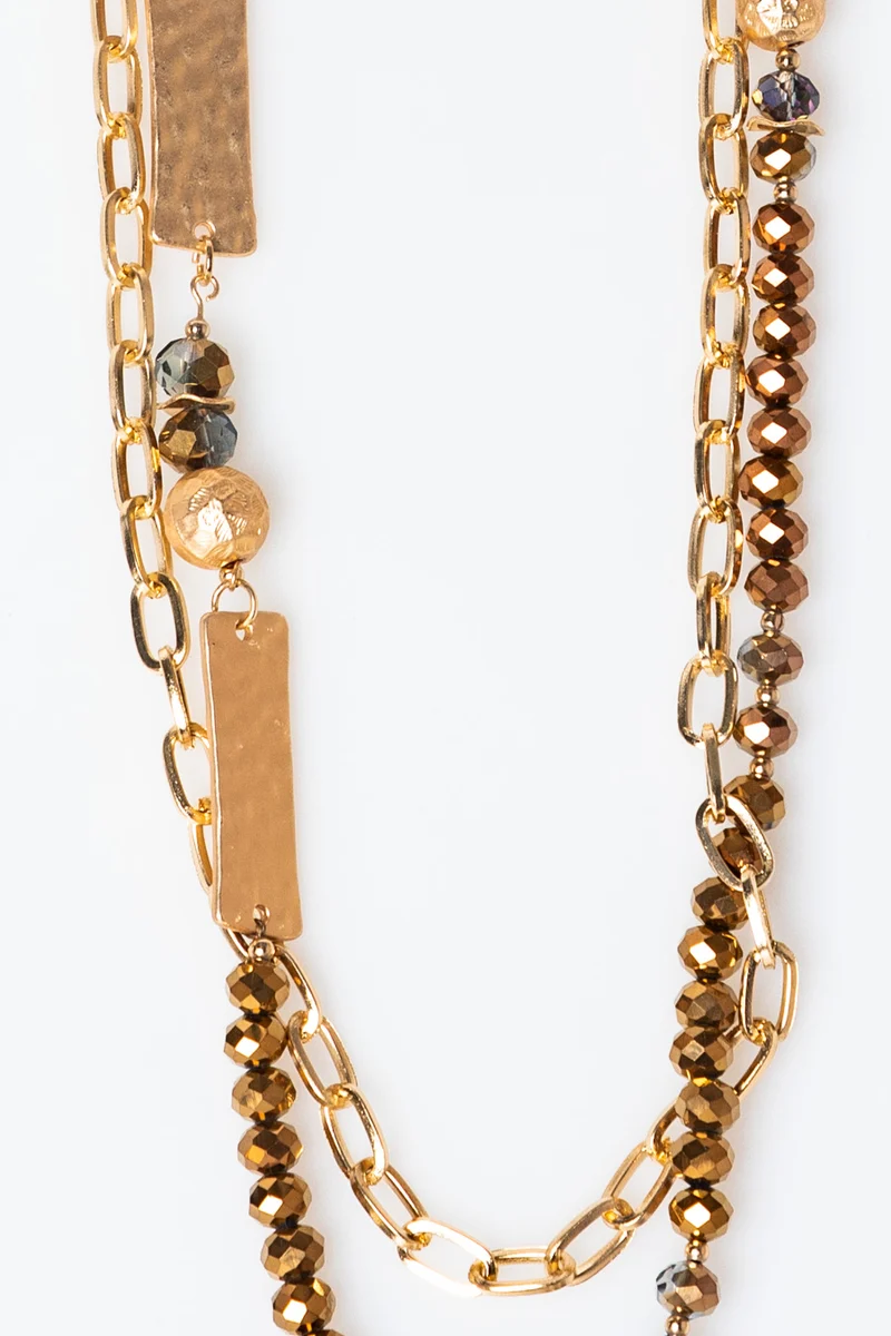 Collana lunga doppia