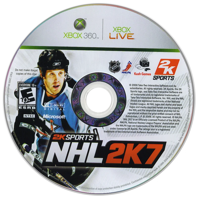 NHL 2K7 - (Game Only) (Xbox 360)