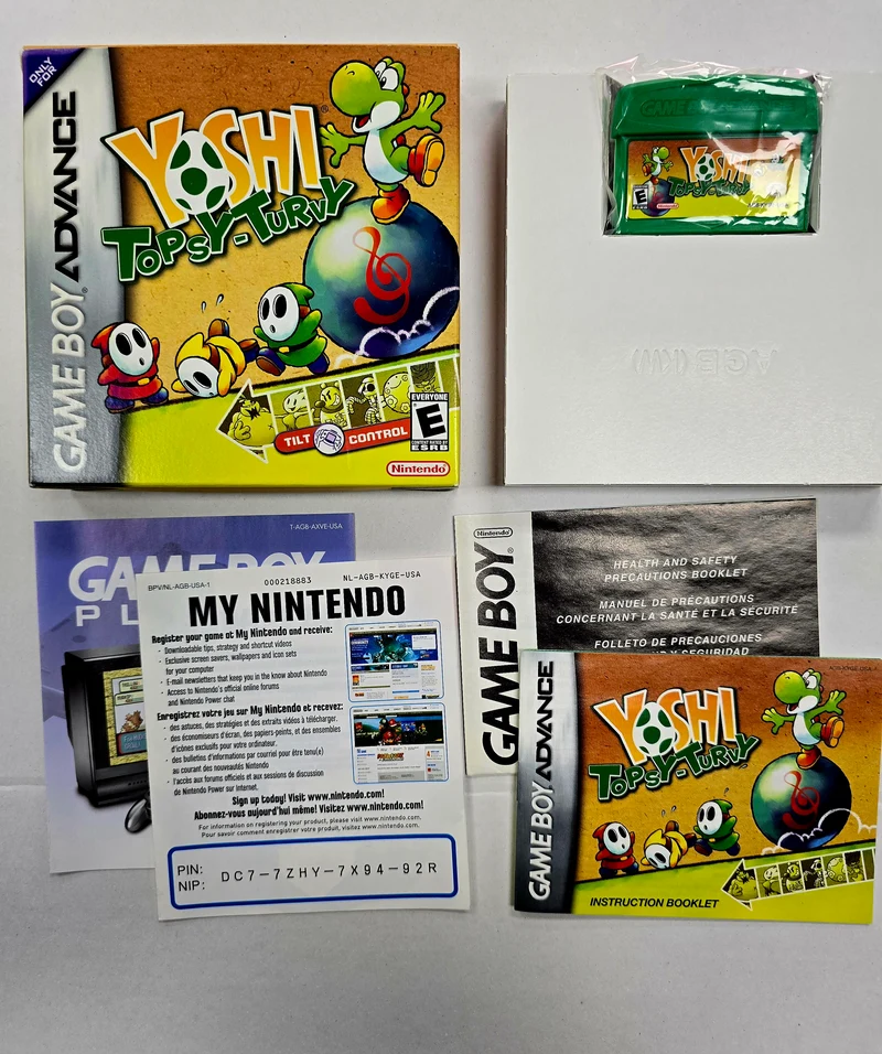Yoshi Topsy Turvy - Nintendo Game Boy Advance
