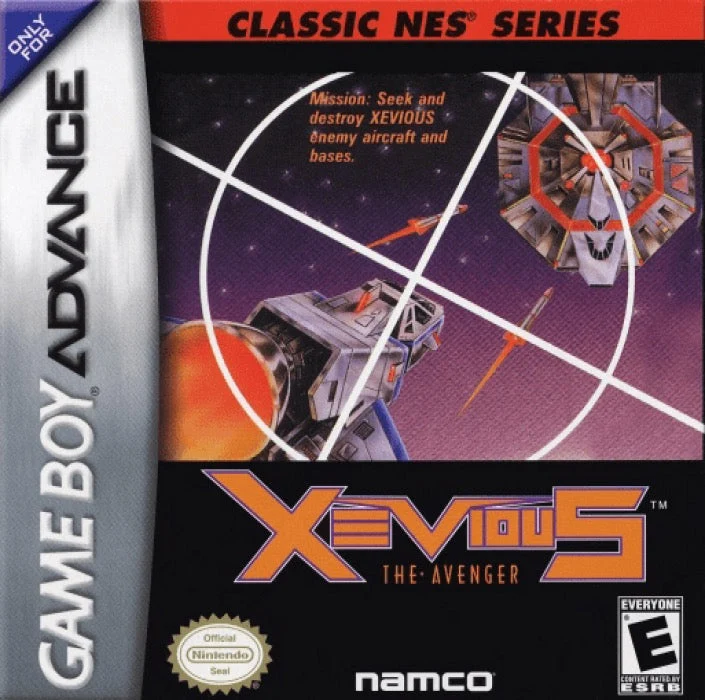 Xevious Classic NES Series - Nintendo Game Boy Advance