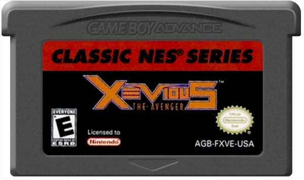 Xevious Classic NES Series - Nintendo Game Boy Advance