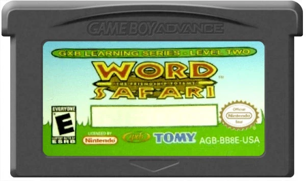 Word Safari The Friendship Totems - Nintendo Game Boy Advance