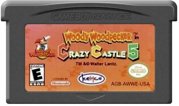 Woody Woodpecker in Crazy Castle 5 - Nintendo Game Boy Advance