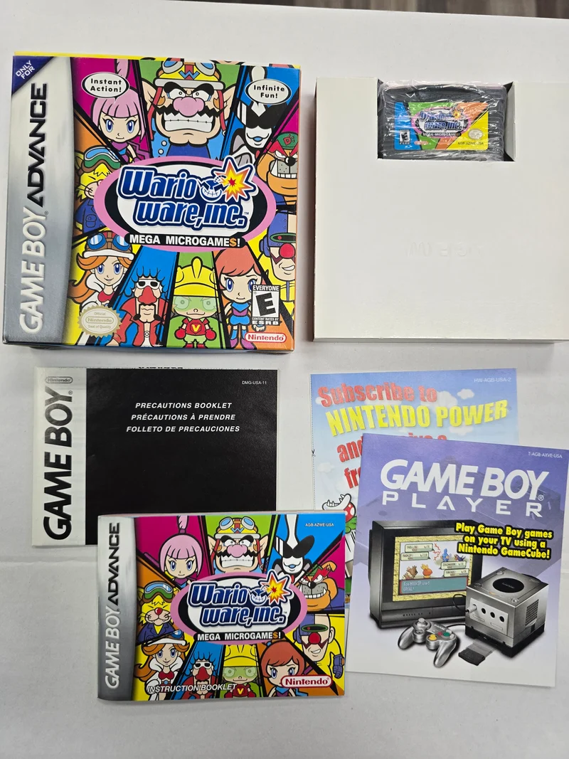 Wario Ware, Inc. Mega Microgames - Nintendo Game Boy Advance