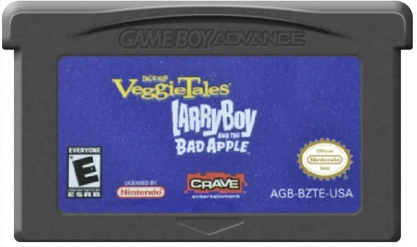Veggie Tales LarryBoy and the Bad Apple - Nintendo Game Boy Advance