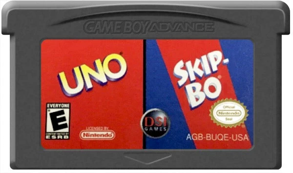 Uno and Skip-Bo - Nintendo Game Boy Advance