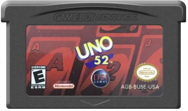 Uno 52 - Nintendo Game Boy Advance