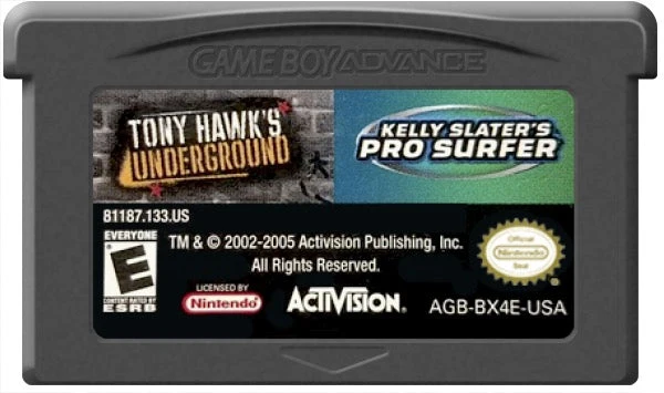 Tony Hawk and Kelly Slater Double Pak - Nintendo Game Boy Advance