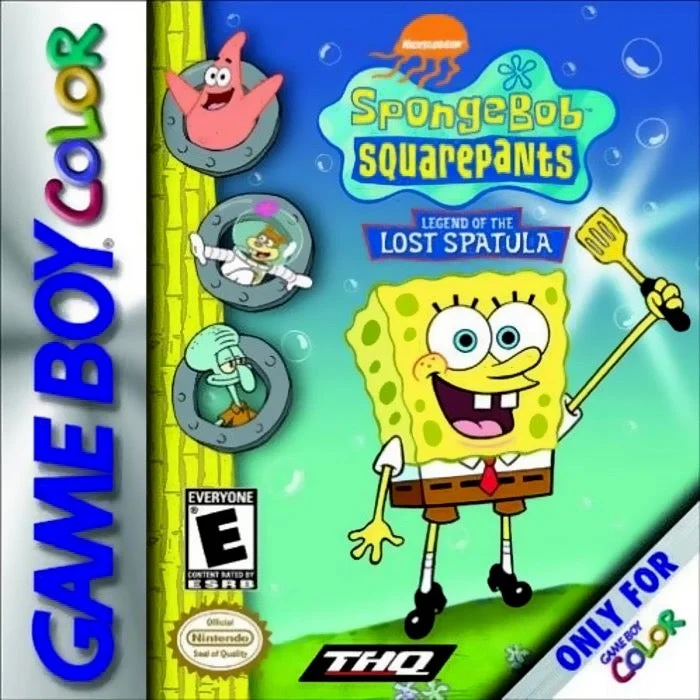 SpongeBob SquarePants Legend of the Lost Spatula - Nintendo Game Boy Color