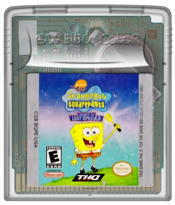 SpongeBob SquarePants Legend of the Lost Spatula - Nintendo Game Boy Color