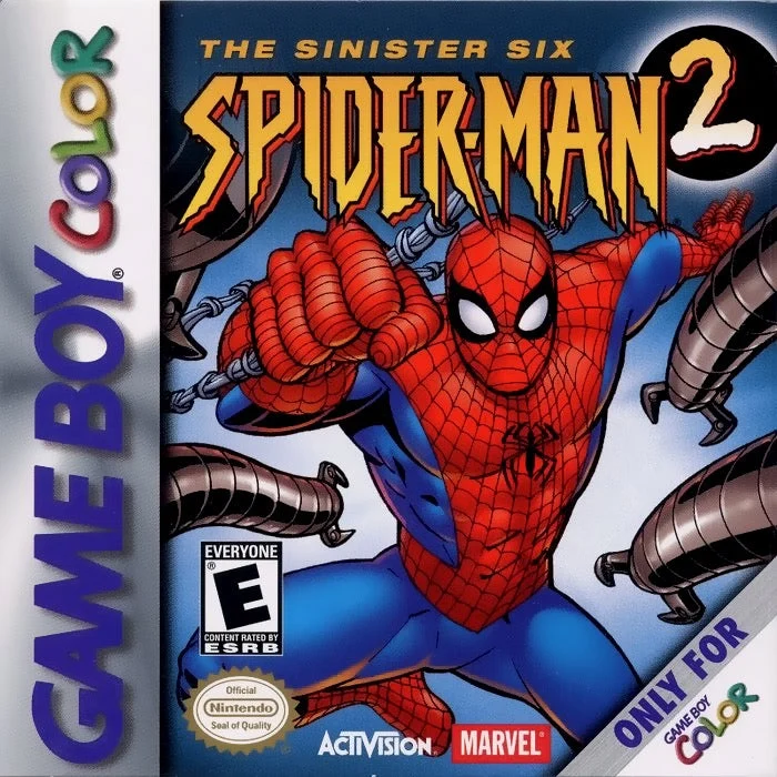Spider-Man 2 The Sinister Six - Nintendo Game Boy Color