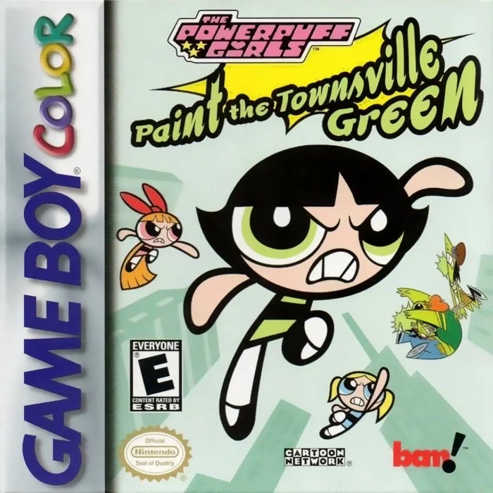 Powerpuff Girls Paint the Townsville Green - Nintendo Game Boy Color
