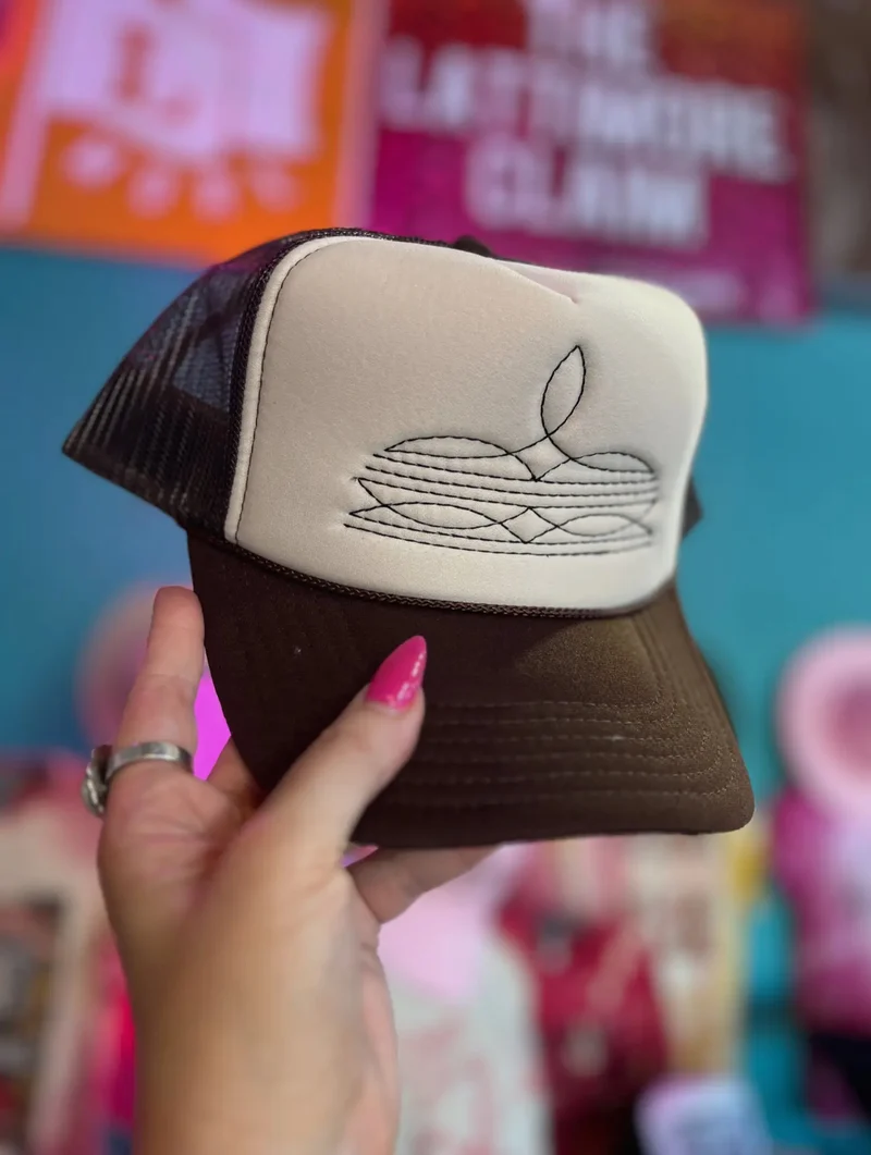 Boot Stitch Trucker Hats