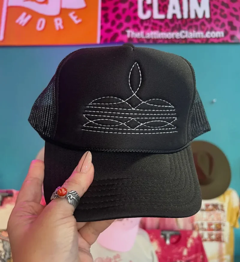Boot Stitch Trucker Hats