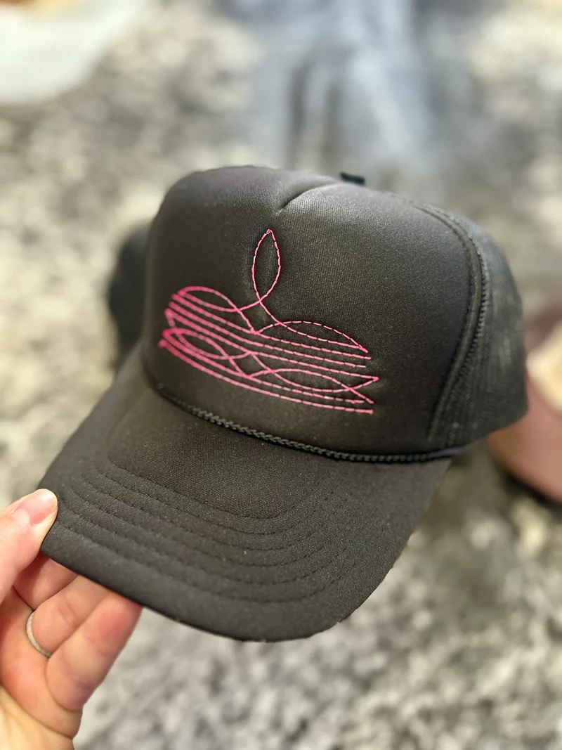 Boot Stitch Trucker Hats