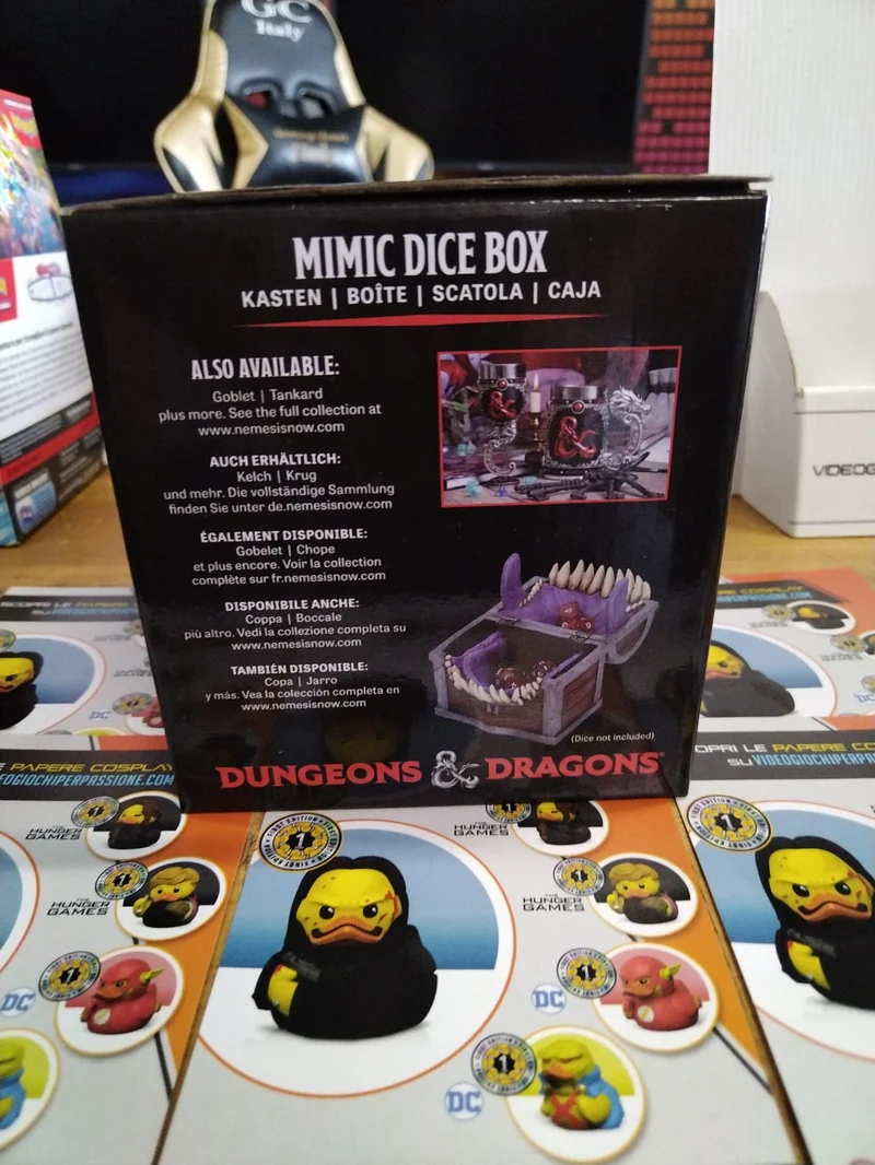 Dungeons & Dragons Mimic Dice Box, Resina, Licenza Ufficiale
