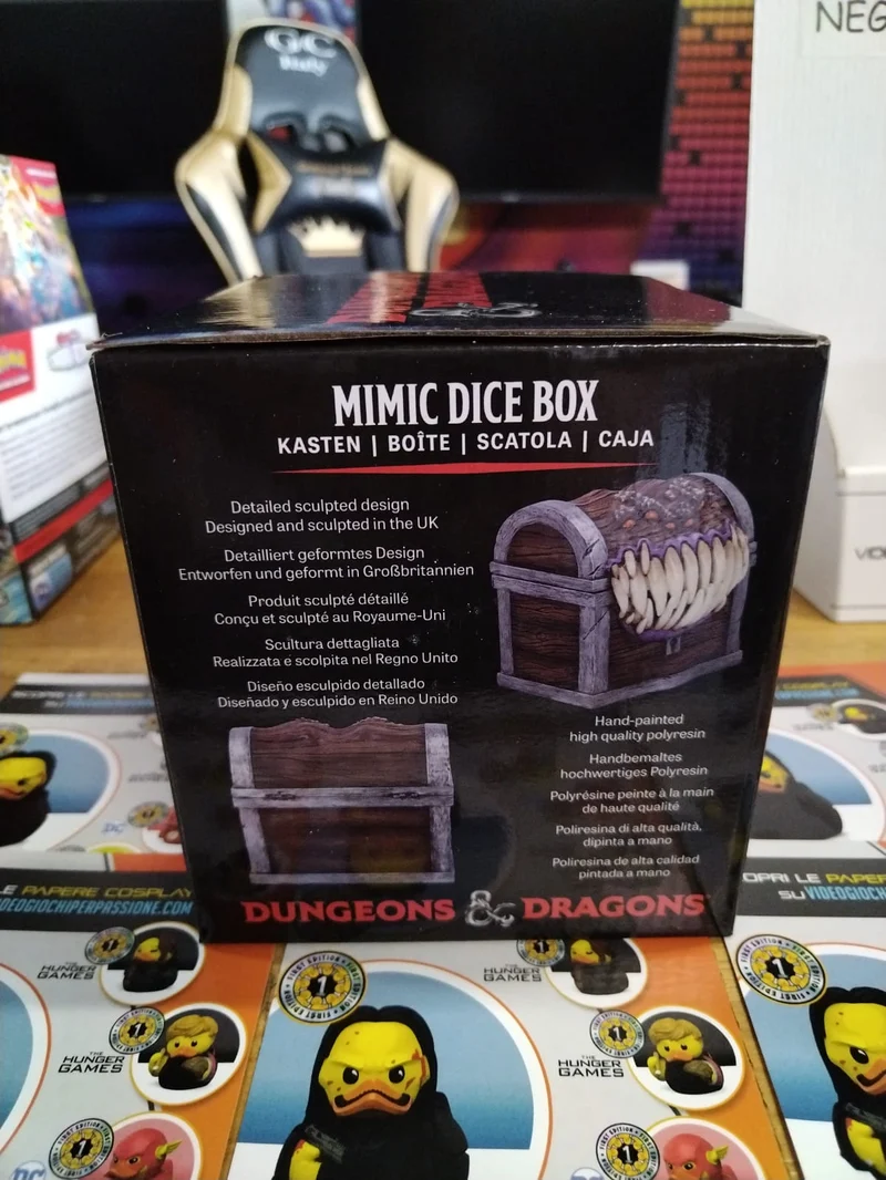 Dungeons & Dragons Mimic Dice Box, Resina, Licenza Ufficiale