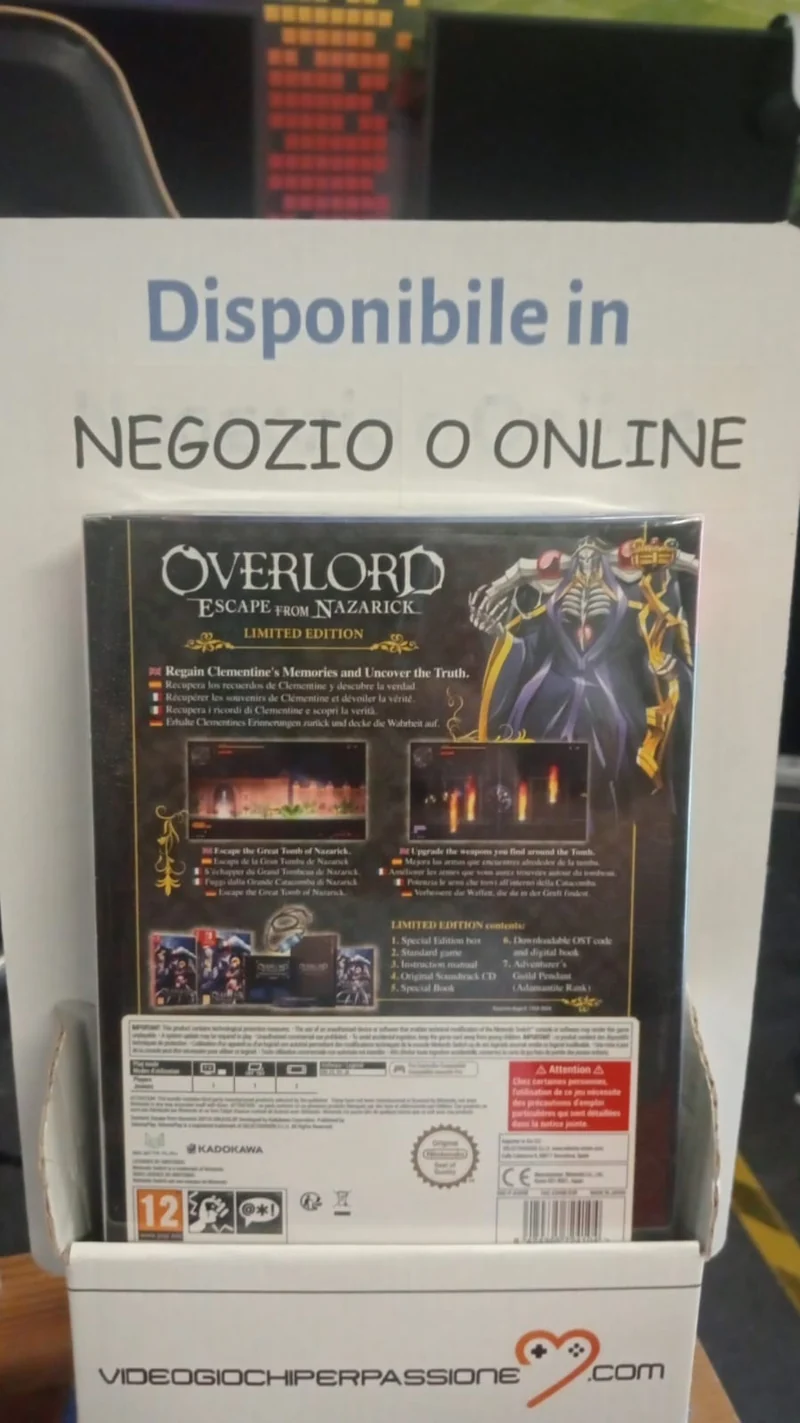 Selecta Play - Overlord Escape From Nazarick Limited Edition - Nintendo Switch Edizione Europea