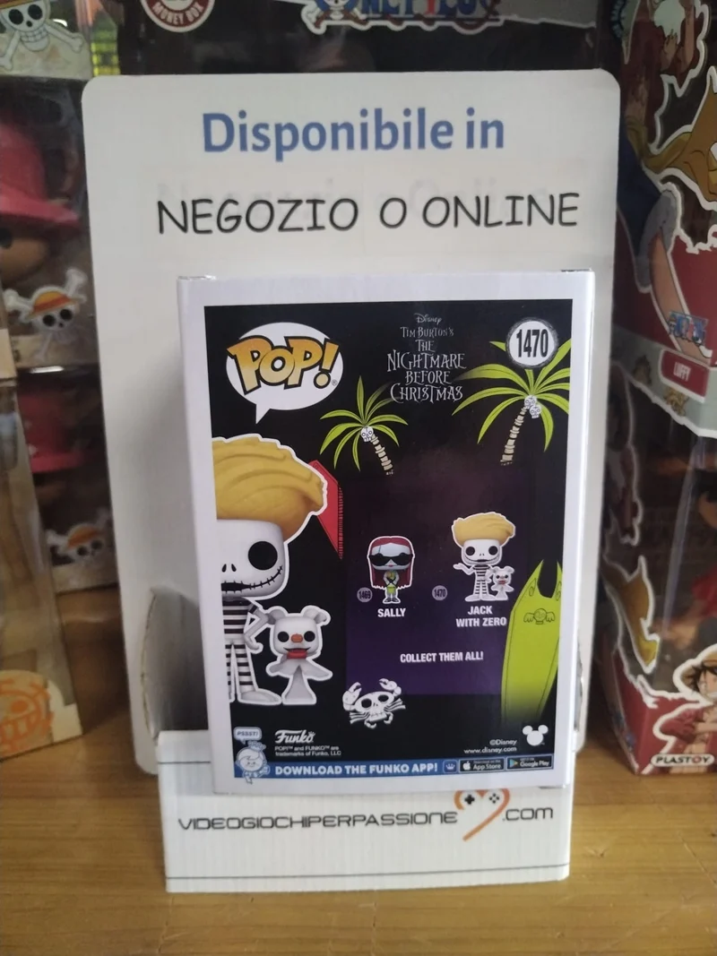 DISNAY POP! Nightmare before Christmas -JACK WITH ZERO -1470