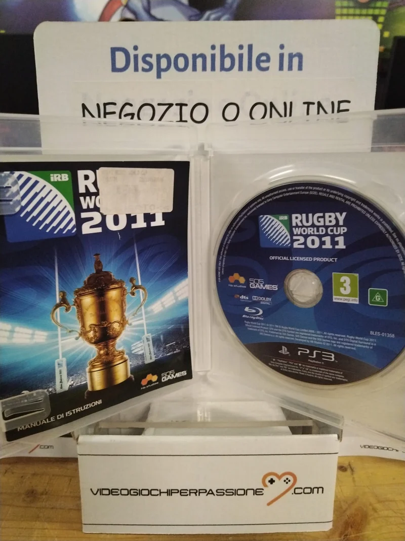 RUGBY WORLD CUP 2011 PS3 (usato garantito)(versione ita.)