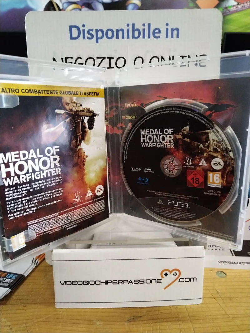MEDAL OF HONOR WARFIGHTER LIMITED EDITION PS3 (usato garantito)(versione ita.)