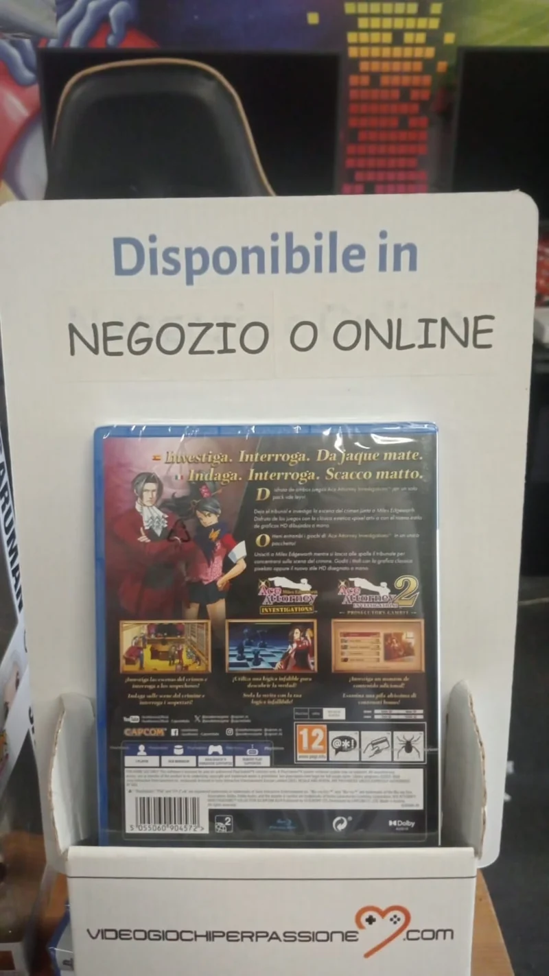 Capcom - Ace Attorney Investigations Collection Playstation 4 Edizione Italiana