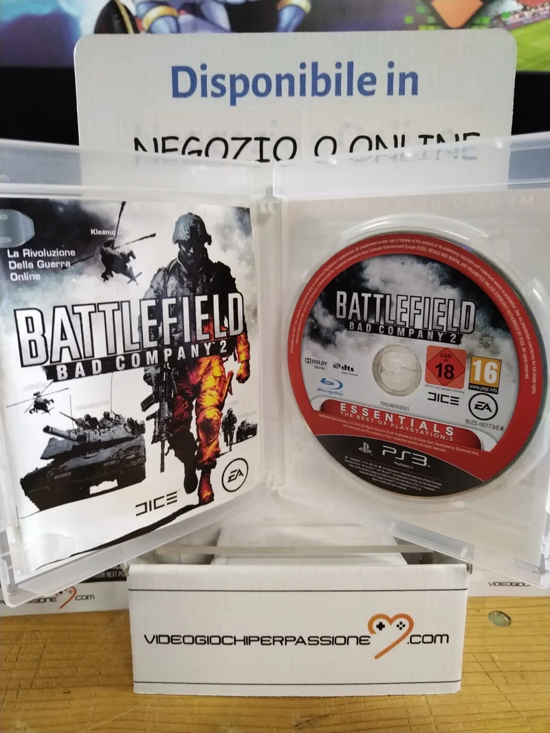 BATTLEFIELD : BAD COMPANY 2 PS3 (usato garantito)( versione italiana)
