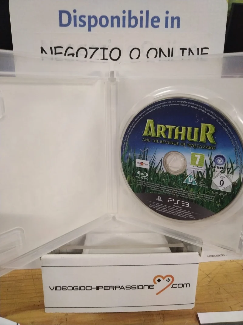 ARTHUR E LA VENDETTA DI MALTAZARD PS3 (usato garantito)(versione ita.)