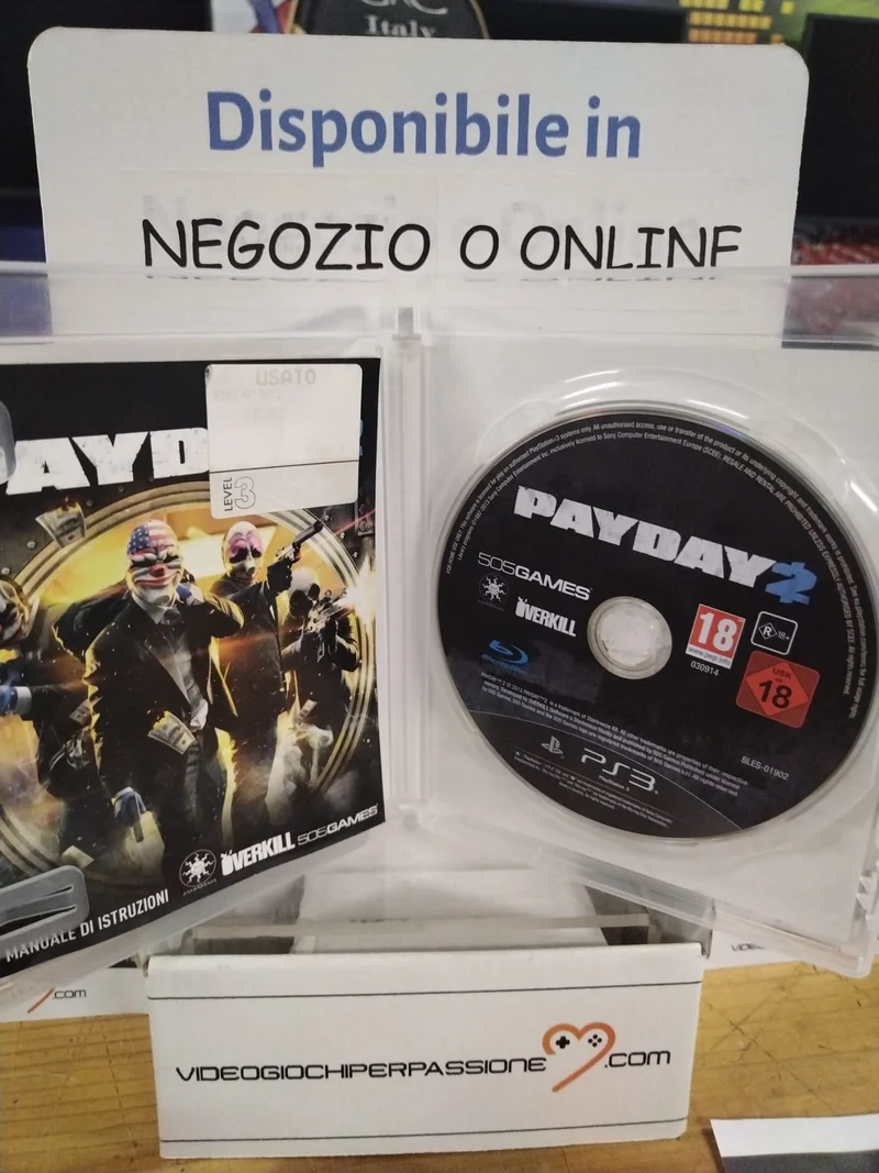 PAYDAY 2 PS3 (usato garantito)(versione ita.)