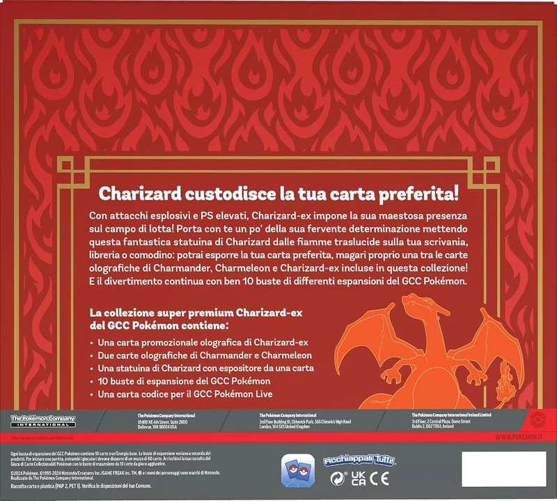 Pokemon Collezione Super Premium Charizard EX versione Italiana
