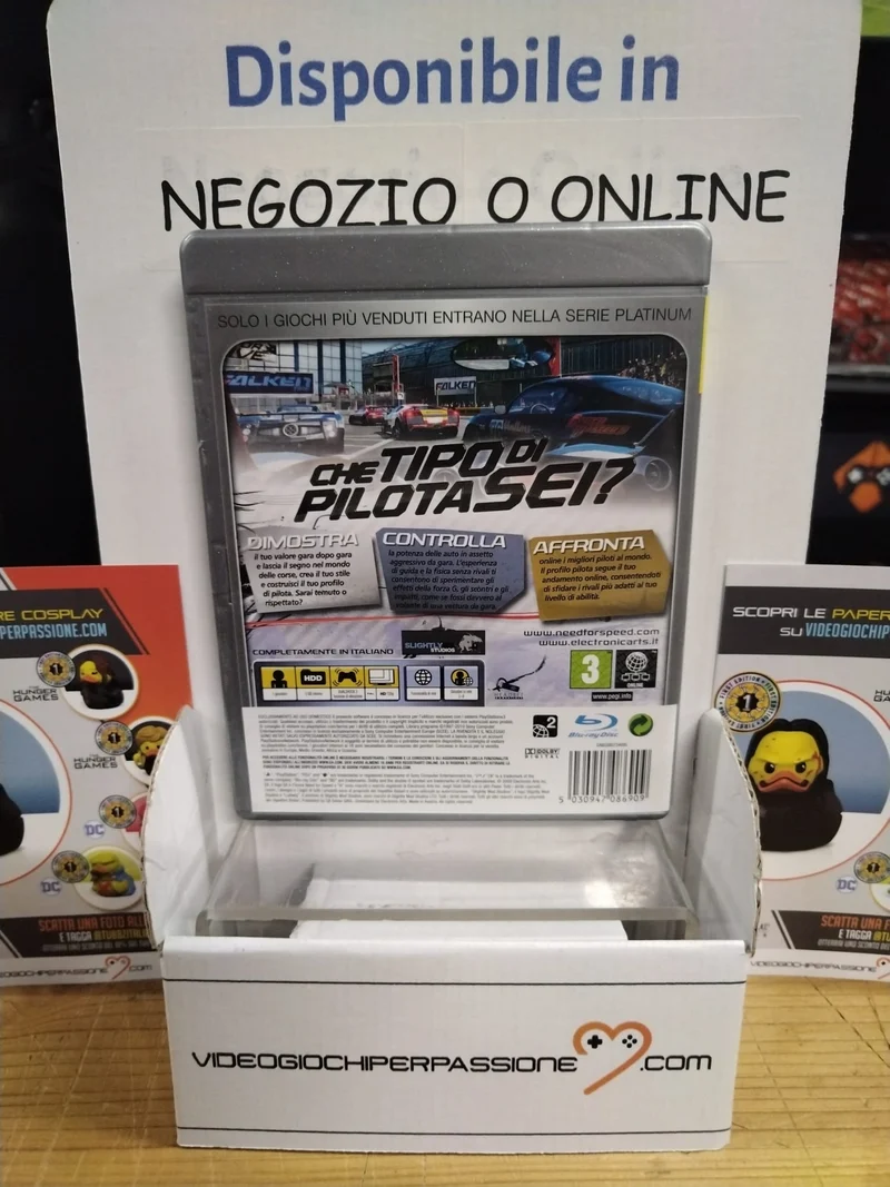 NEED FOR SPEED SHIFT PS3 PLATINUM (usato garantito)(completamente in italiano)