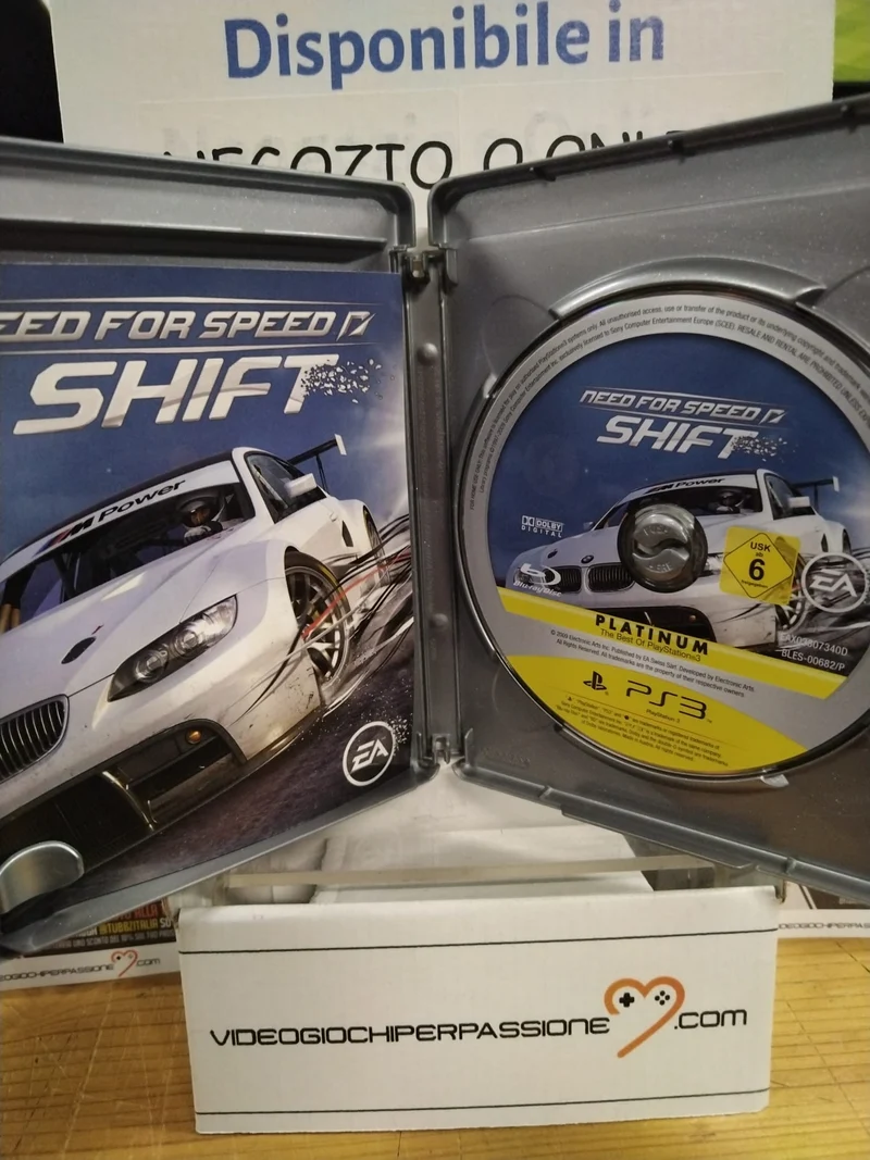 NEED FOR SPEED SHIFT PS3 PLATINUM (usato garantito)(completamente in italiano)