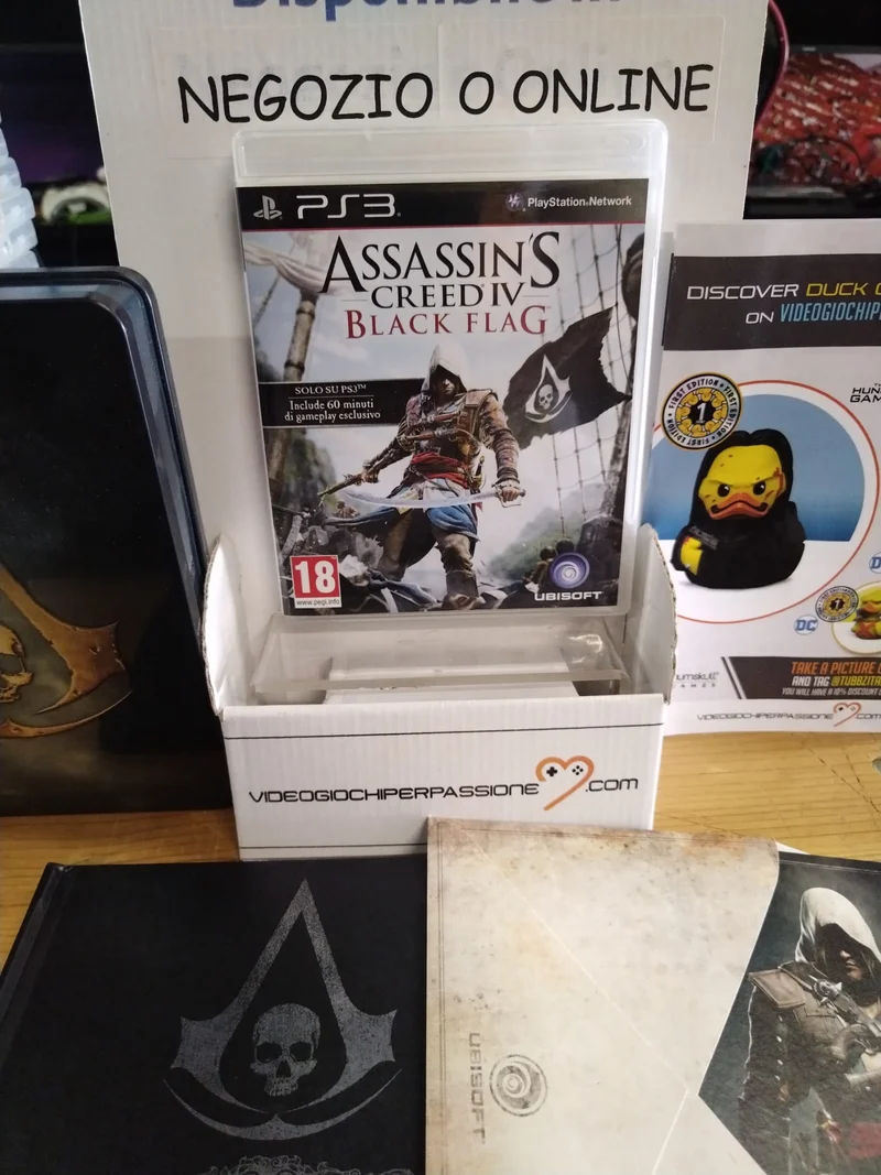 ASSASSIN'S CREED 4 IV BLACK FLAG SKULL EDITION PS3 (usato garantito)(versione italiana)