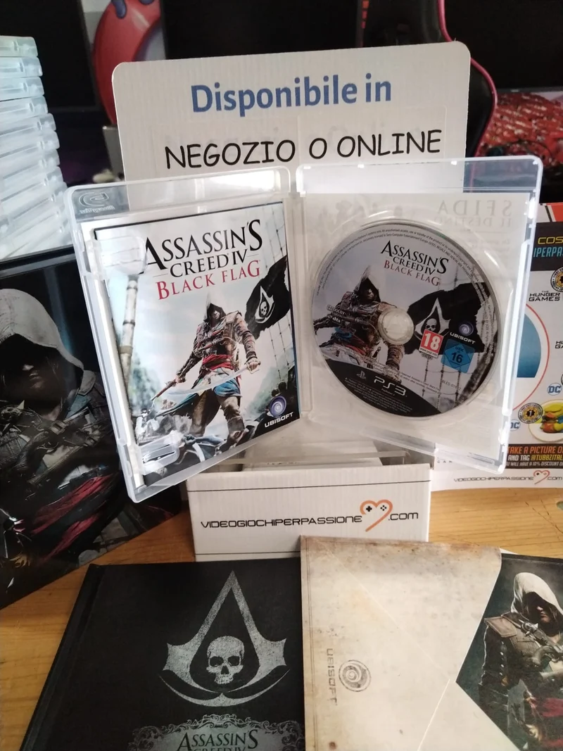 ASSASSIN'S CREED 4 IV BLACK FLAG SKULL EDITION PS3 (usato garantito)(versione italiana)