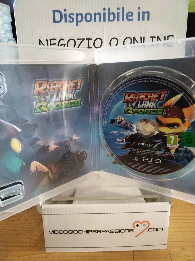 RATCHET & CLANK :QFORCE PLAYSTATION 3 EDIZIONE ITALIANA (usato garantito)