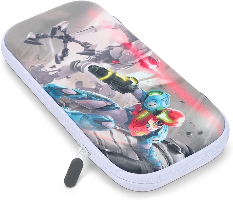 Custodia sottile PowerA per Nintendo Switch modello OLED, Nintendo Switch e Nintendo Switch Lite - Metroid Dread