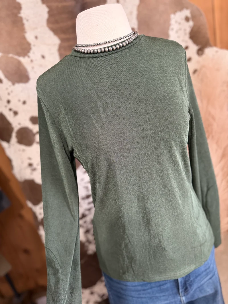 Forest Luxe Basic Top