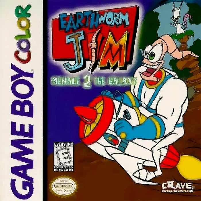 Earthworm Jim Menace 2 Galaxy - Nintendo Game Boy Color