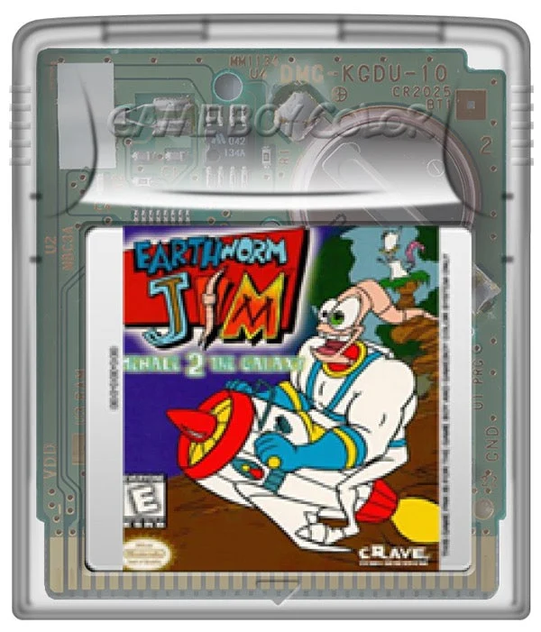 Earthworm Jim Menace 2 Galaxy - Nintendo Game Boy Color