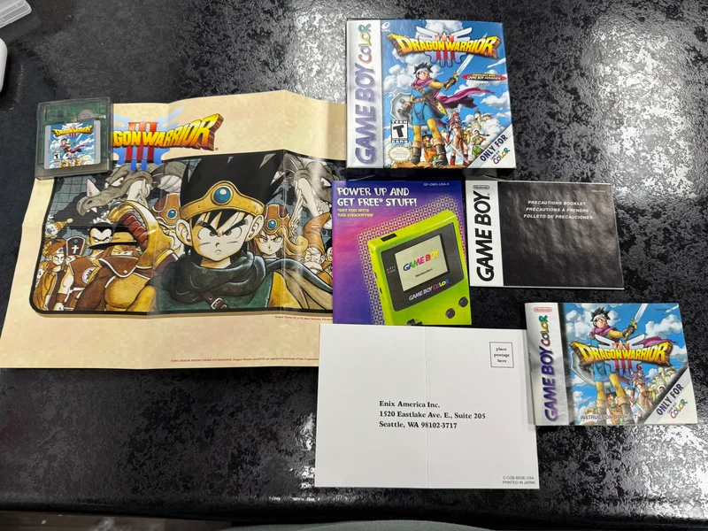 Dragon Warrior III - Nintendo Game Boy Color