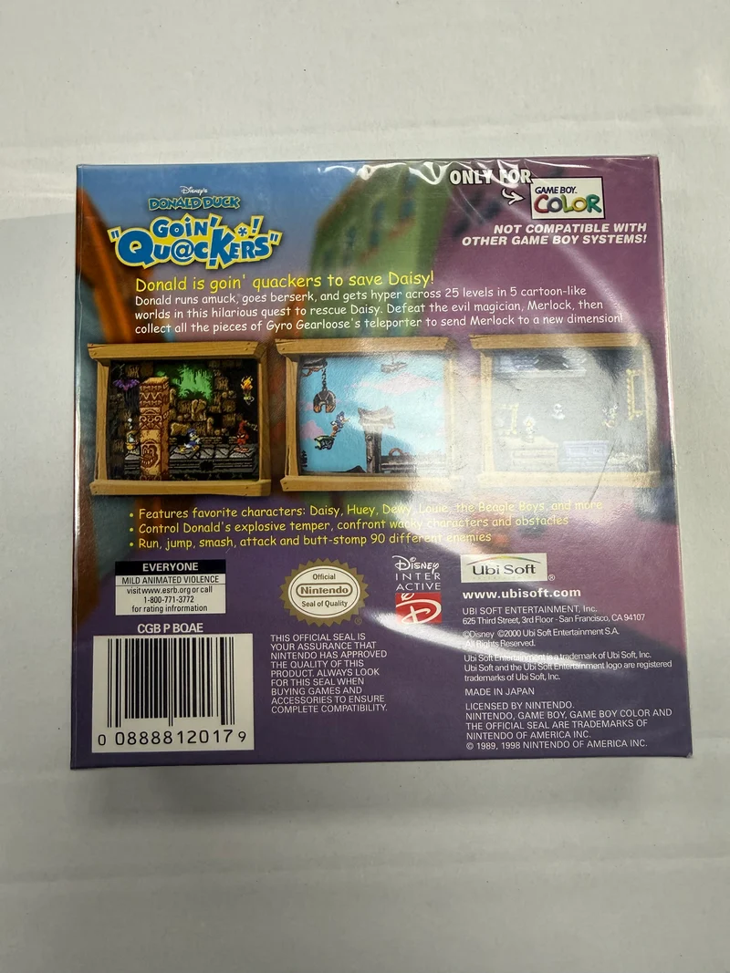 Donald Duck Going Quackers - Nintendo Game Boy Color