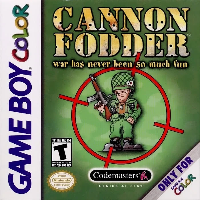 Cannon Fodder - Nintendo Game Boy Color