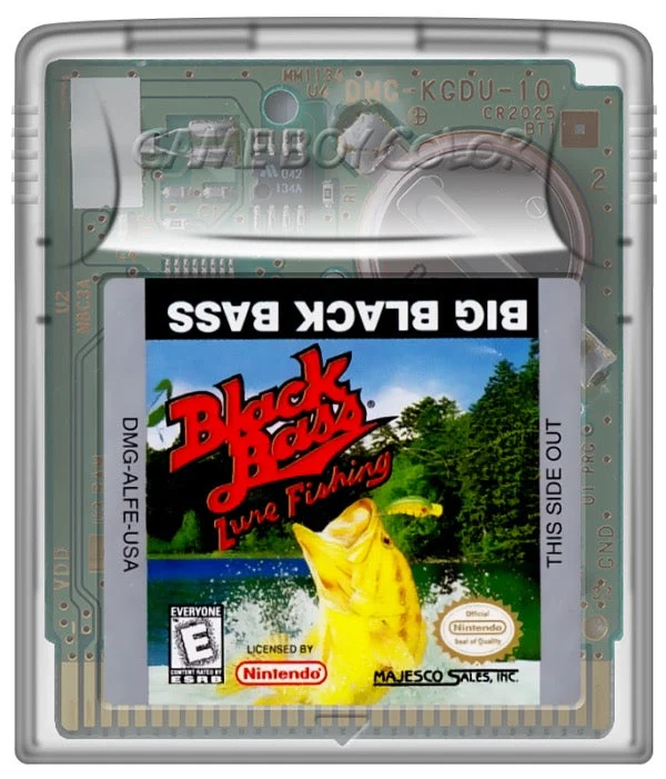 Black Bass Lure Fishing - Nintendo Game Boy Color