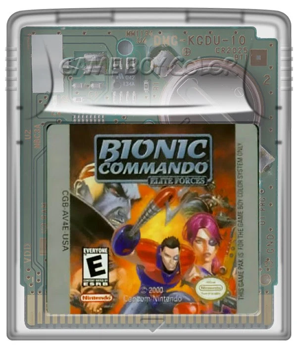 Bionic Commando Elite Forces - Nintendo Game Boy Color