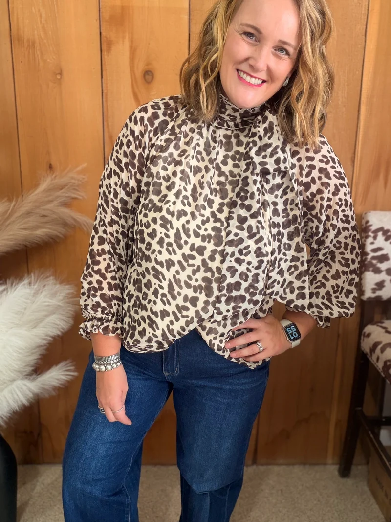 Taupe Bow Tie Top