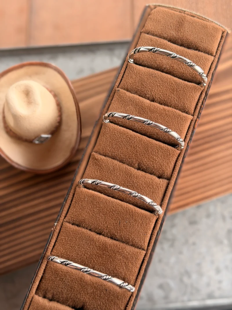 Navajo Made Sterling Silver Cuff Bracelets