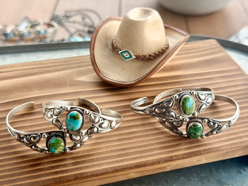 Navajo Made Sonoran Cuff Bracelet