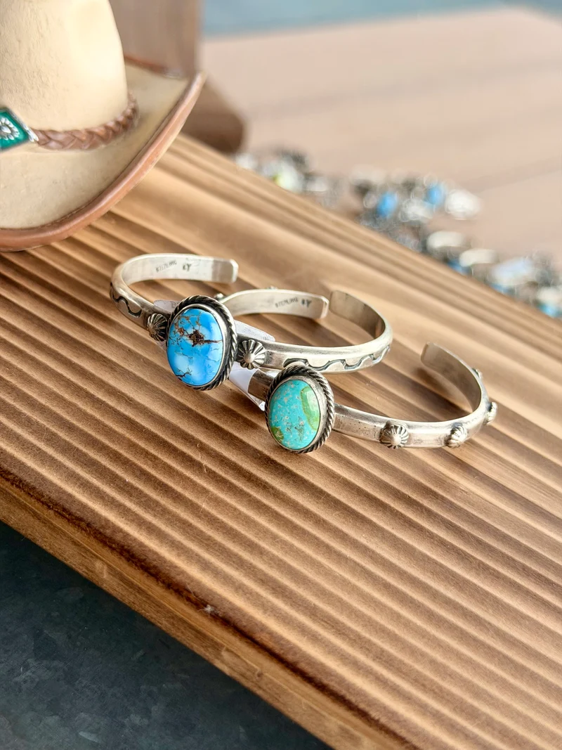 Sam Yellowhair Navajo Made Cuff Bracelets