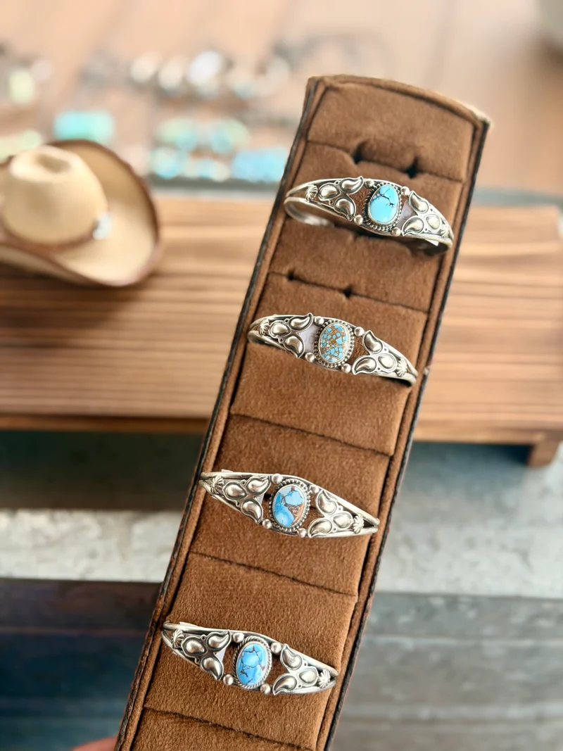 Navajo Made Golden Hills Cuff Bracelet